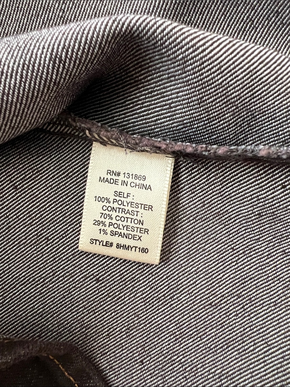Thirty Thirty Brown Jean Tie-Front Crop Vest - Picture 9 of 9